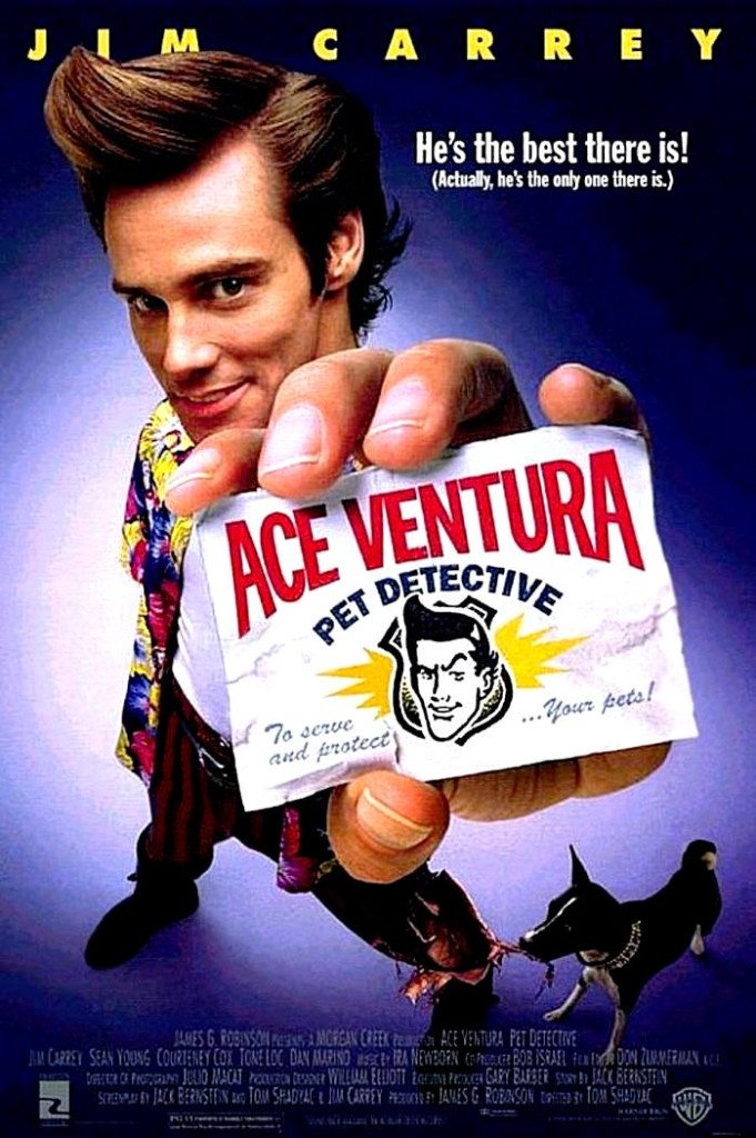 Эйс Вентура: Розыск домашних животных / Ace Ventura: Pet Detective (1994): постер